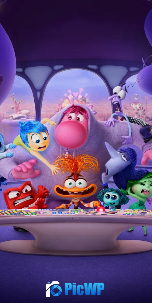 Inside Out 2 Movie poster 3K Mobile Wallpaper