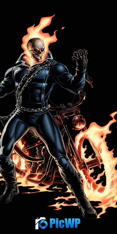 Ghost Rider 3K Mobile Wallpaper