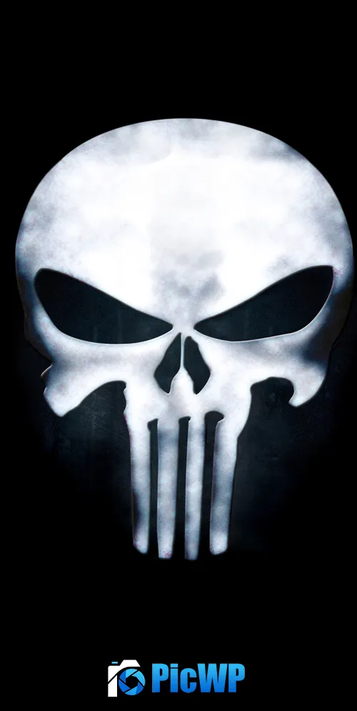 The Punisher Skull 3K Mobile Wallpaper