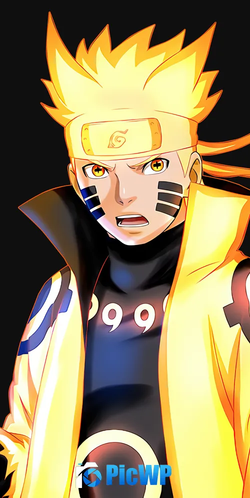 Naruto Uzumaki Digital render 3K Mobile Wallpaper
