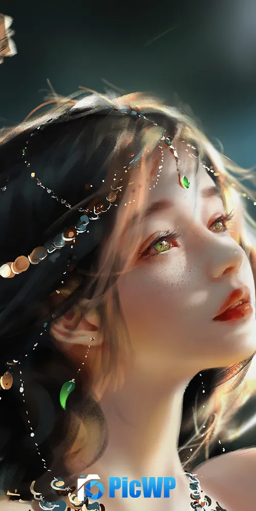 WLOP Beautiful girl 3K Mobile Wallpaper