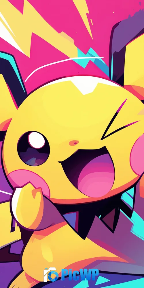 Pichu Pokemon 3K Mobile Wallpaper