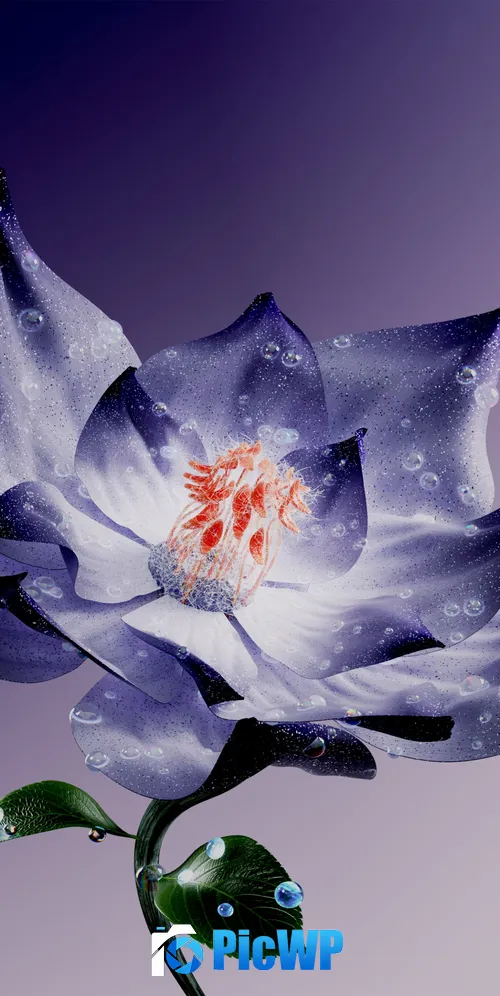 Lotus flower Digital Art 3K Mobile Wallpaper