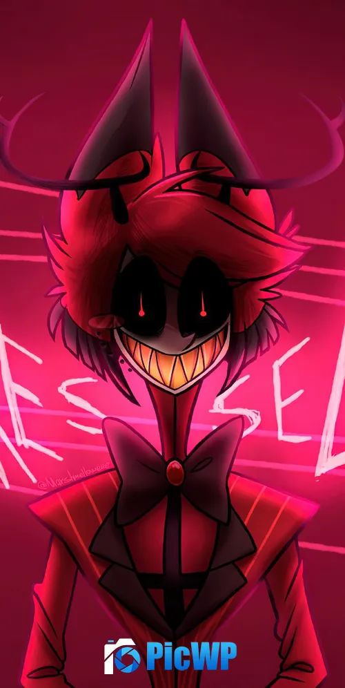 Alastor Hazbin Hotel 3K Mobile Wallpaper