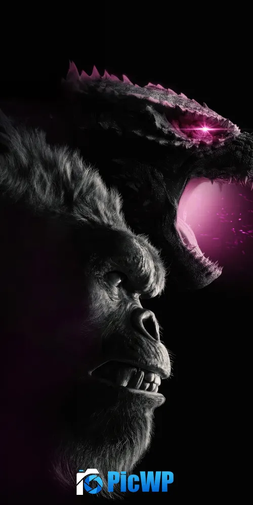 Godzilla x Kong: The New Empire AMOLED 3K Mobile Wallpaper
