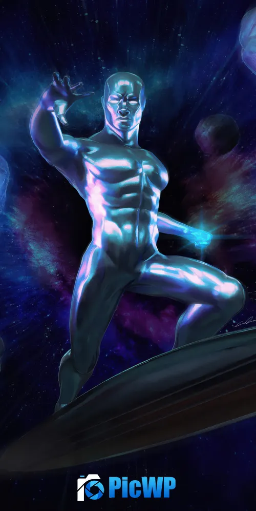 Silver Surfer 3K Mobile Wallpaper