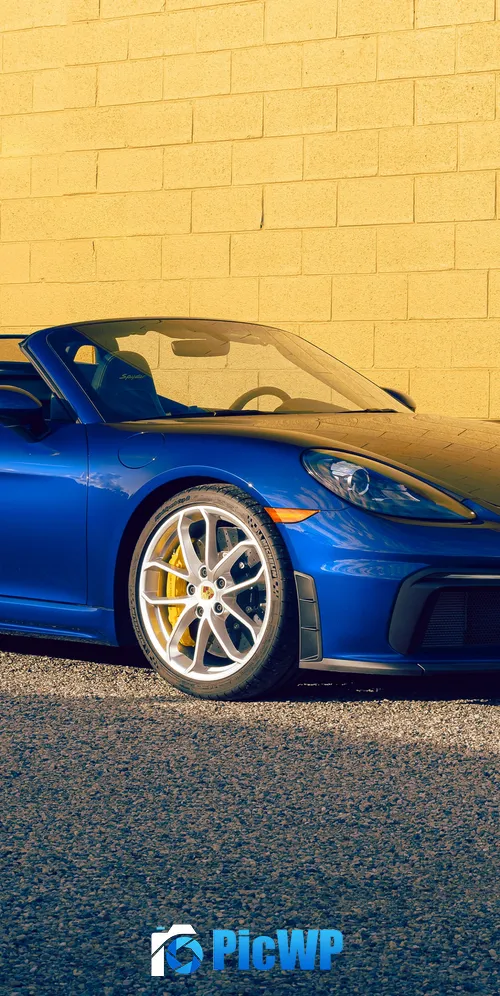 Porsche 718 Spyder 3K Mobile Wallpaper