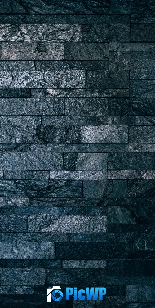 Stone wall Dark background 3K Mobile Wallpaper