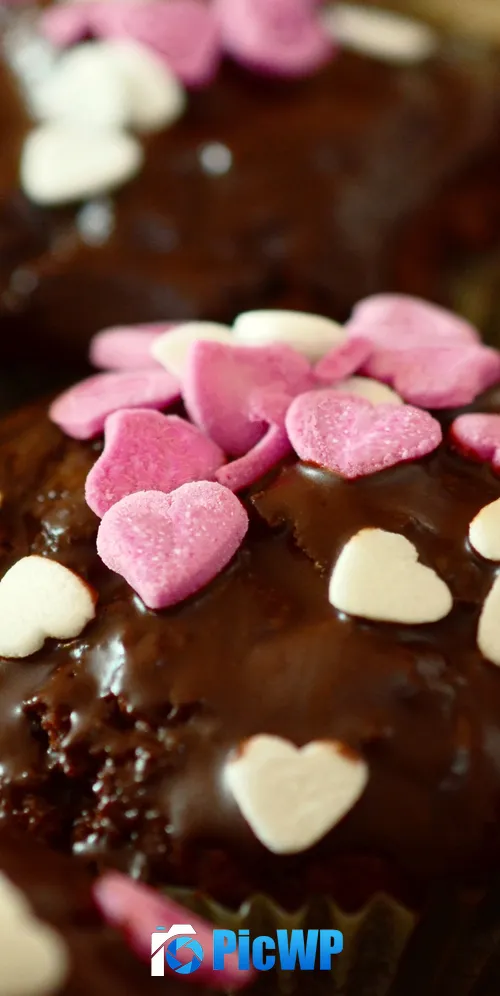 Chocolate Muffins 3K Mobile Wallpaper