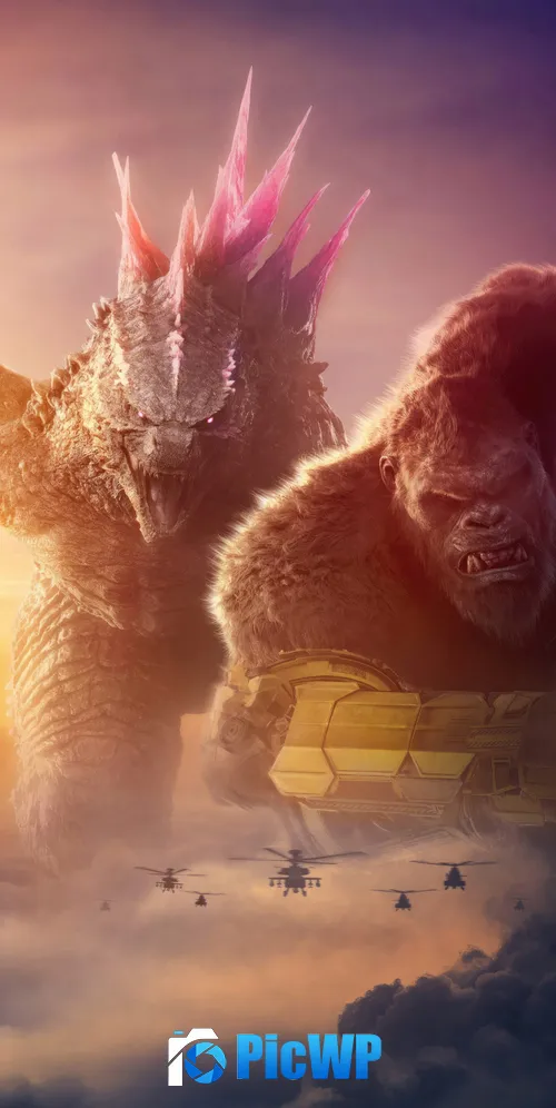 Godzilla x Kong: The New Empire 3K Mobile Wallpaper