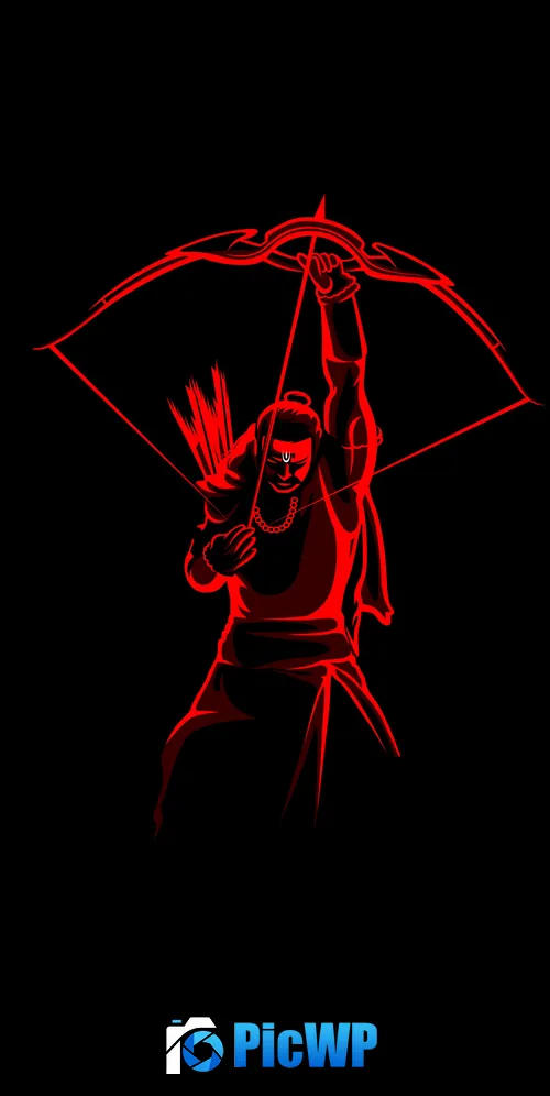 Adipurush Lord Rama 3K Mobile Wallpaper