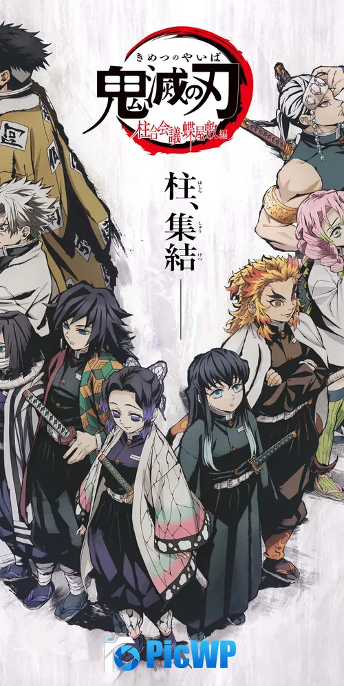 Demon Slayer: Kimetsu no Yaiba - The Hashira Meeting Arc 3K Mobile Wallpaper