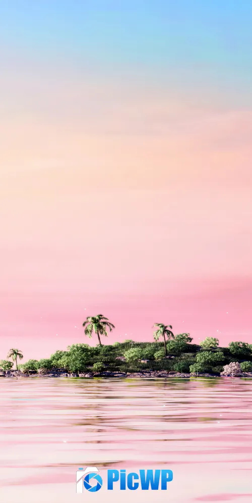 Tropical Island 3K Mobile Wallpaper