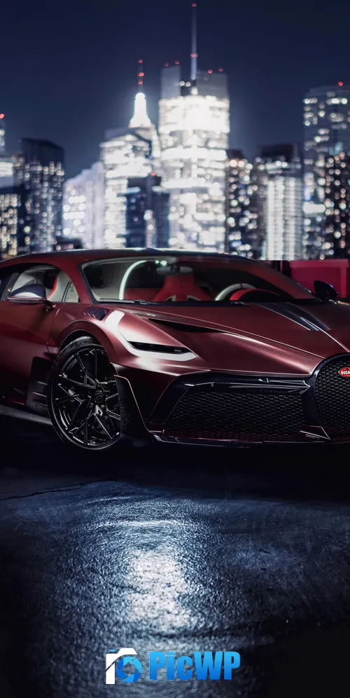 Bugatti Divo New York City 3K Mobile Wallpaper