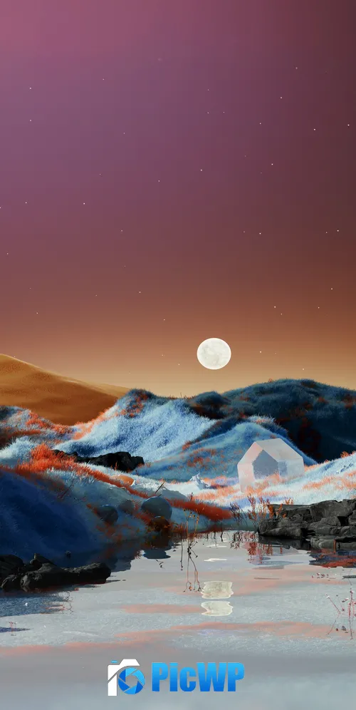 Surreal Landscape Digital Art 3K Mobile Wallpaper