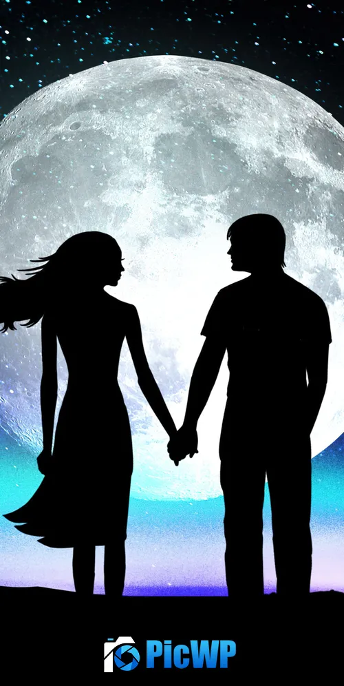 Love couple Hands together 3K Mobile Wallpaper