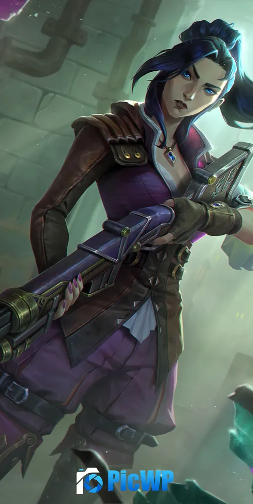 Caitlyn (LoL) Arcane: League of Legends 3K Mobile Wallpaper