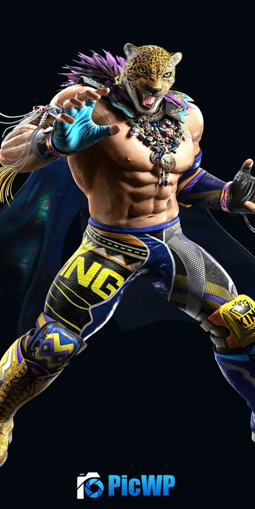 King Tekken 8 3K Mobile Wallpaper