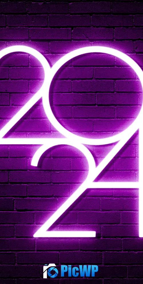 2024 New year Dark theme 3K Mobile Wallpaper