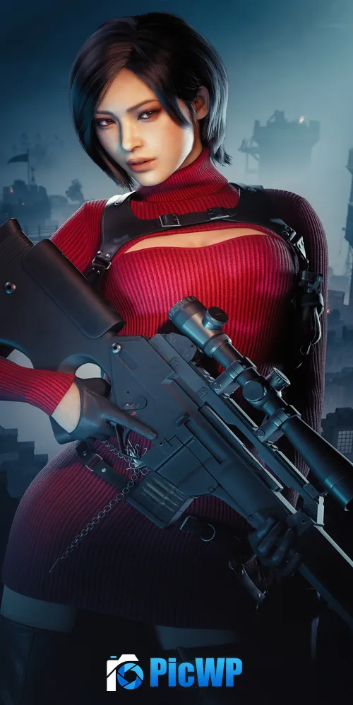 Ada Wong Resident Evil 4 3K Mobile Wallpaper