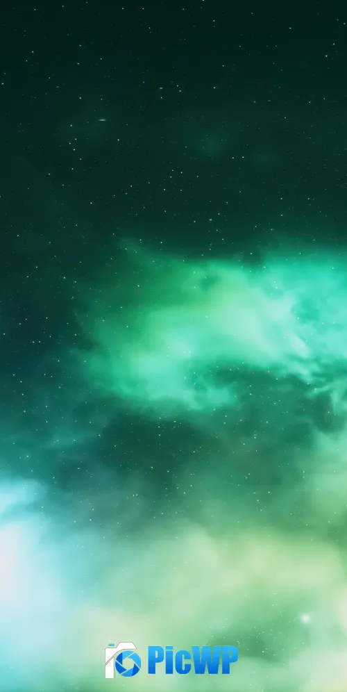 Astrophotography Green aesthetic 3K Mobile Wallpaper