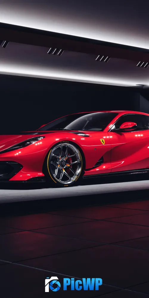 Ferrari 812 Competizione Supercar 3K Mobile Wallpaper