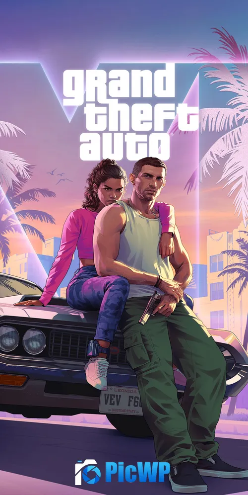 GTA 6 Official Artwork 3K Mobile Wallpaper