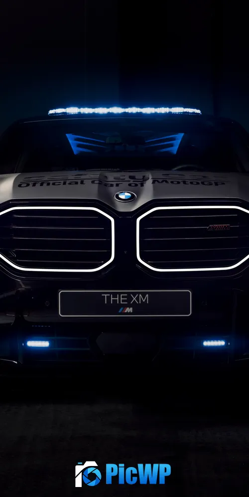 BMW XM MotoGP Safety Car 3K Mobile Wallpaper