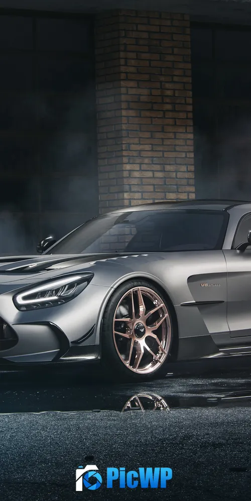 Mercedes-AMG GT Black Series CGI 3K Mobile Wallpaper