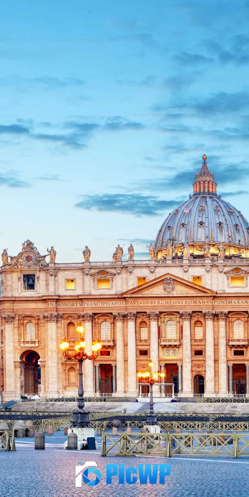 St Peter's Basilica Vatican City 3K Mobile Wallpaper