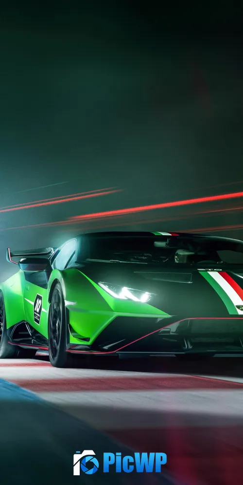 Lamborghini Huracan STO SC 10 Anniversario 3K Mobile Wallpaper