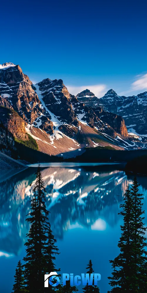 Moraine Lake Canadian Rockies 3K Mobile Wallpaper