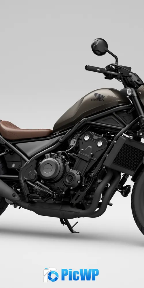 Honda CMX500 Rebel Cruiser motorcycle 3K Mobile Wallpaper