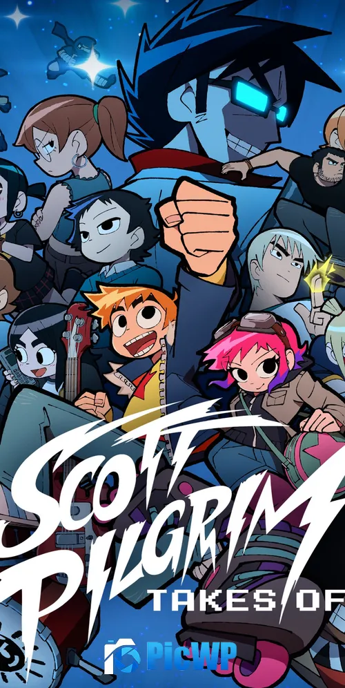 Scott Pilgrim Takes Off Season 1 3K Mobile Wallpaper