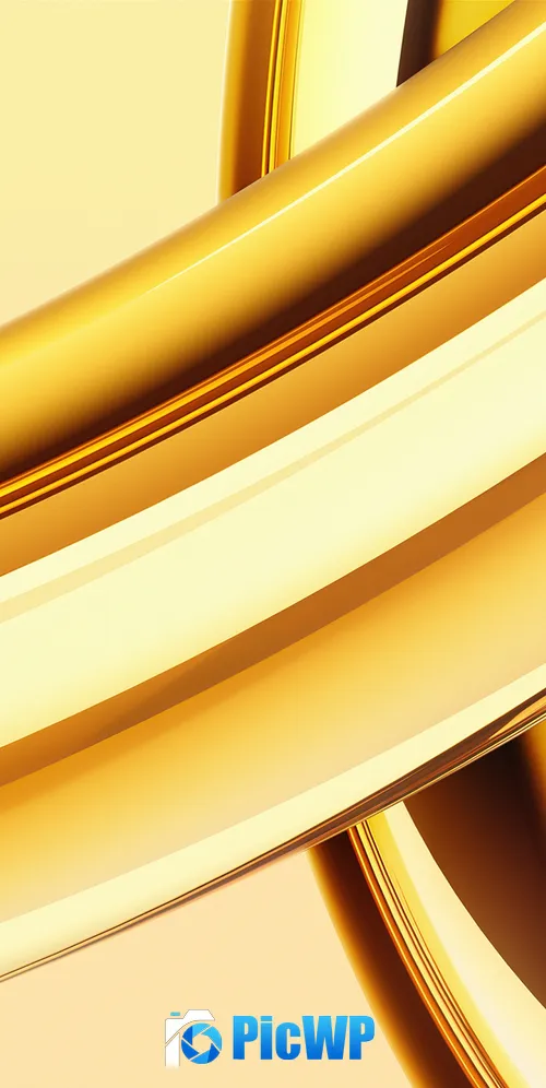 iMac 2023 Golden yellow 3K Mobile Wallpaper