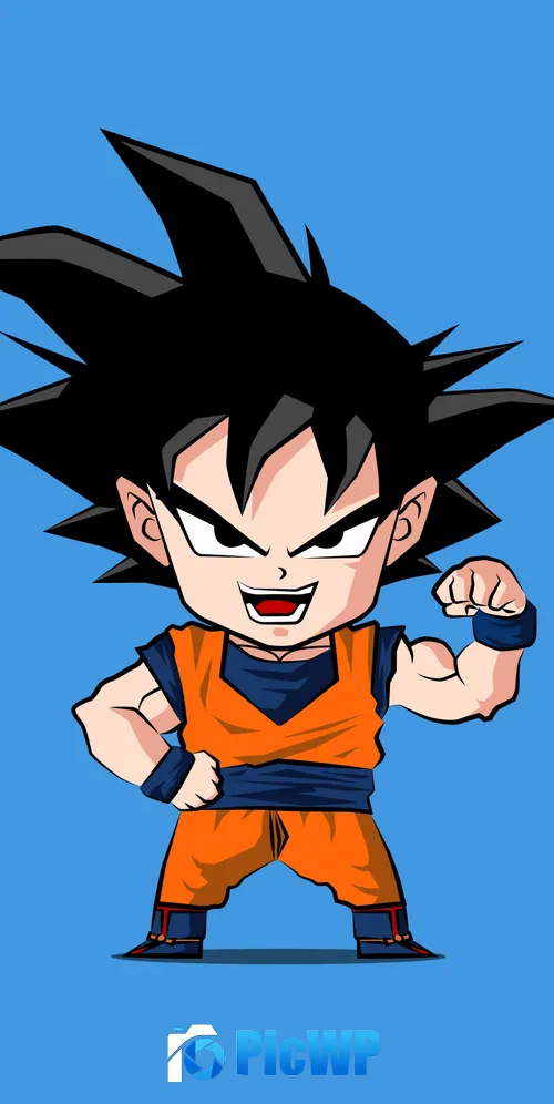 Goku Chibi 3K Mobile Wallpaper
