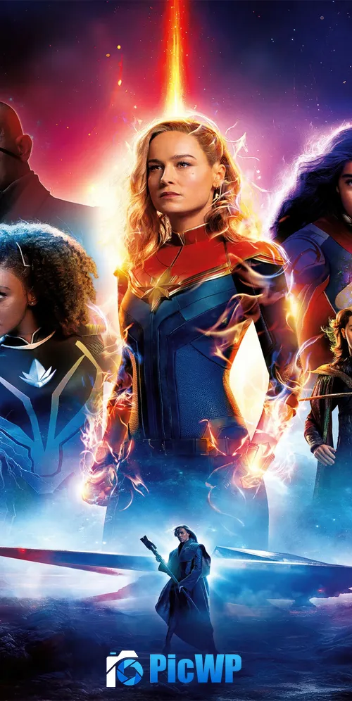 The Marvels Official 3K Mobile Wallpaper