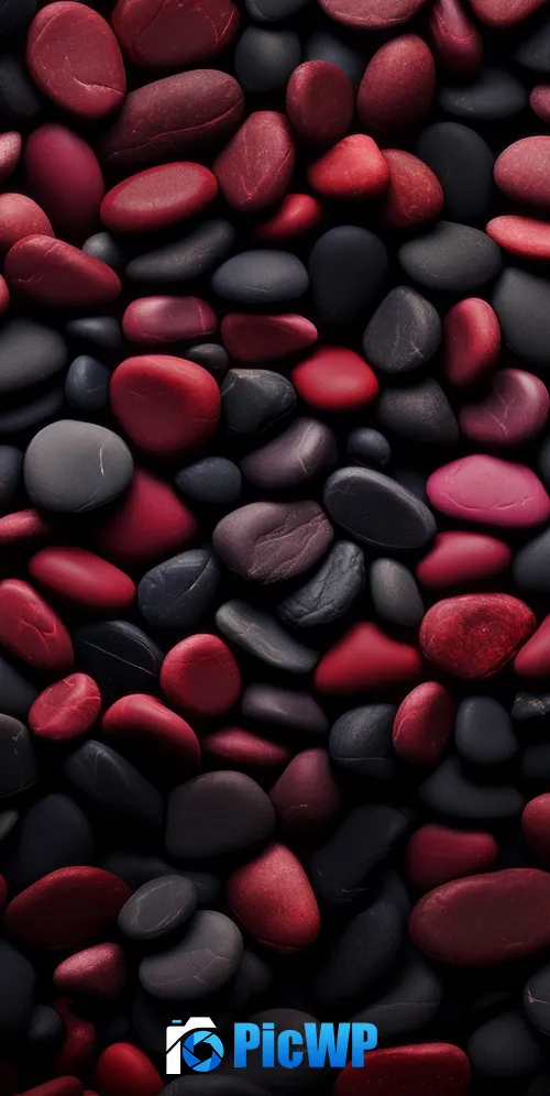 Pebbles Dark aesthetic 3K Mobile Wallpaper