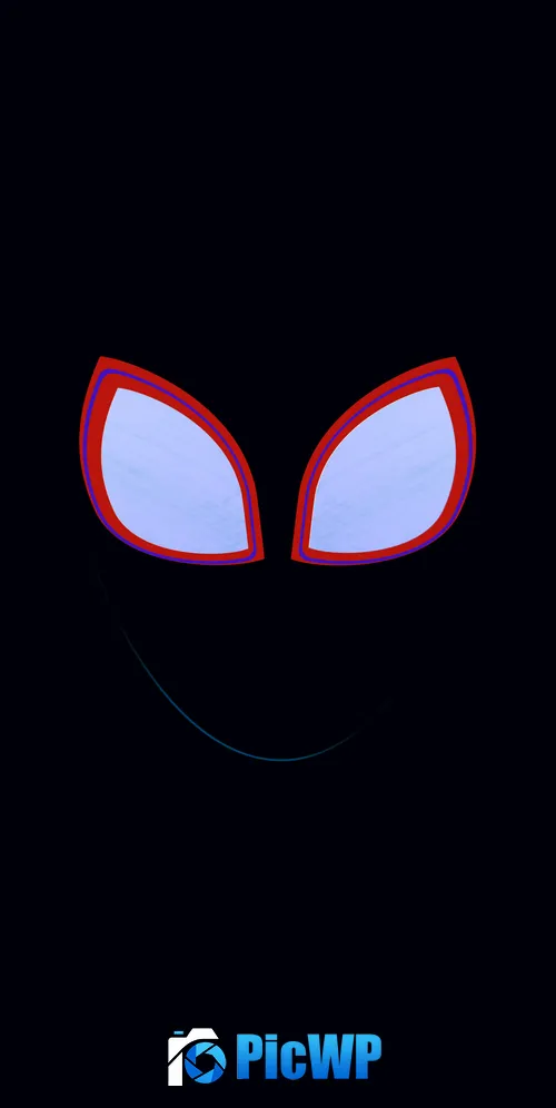 Miles Morales Minimalist 3K Mobile Wallpaper