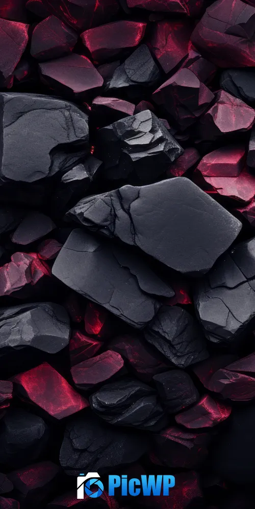 Pile of rocks Dark aesthetic 3K Mobile Wallpaper
