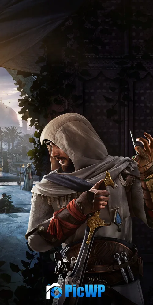 Assassin's Creed Mirage Cover Art 3K Mobile Wallpaper