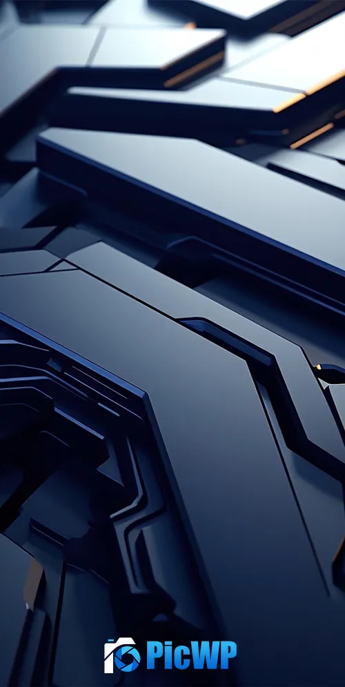 Futuristic 3D background 3K Mobile Wallpaper