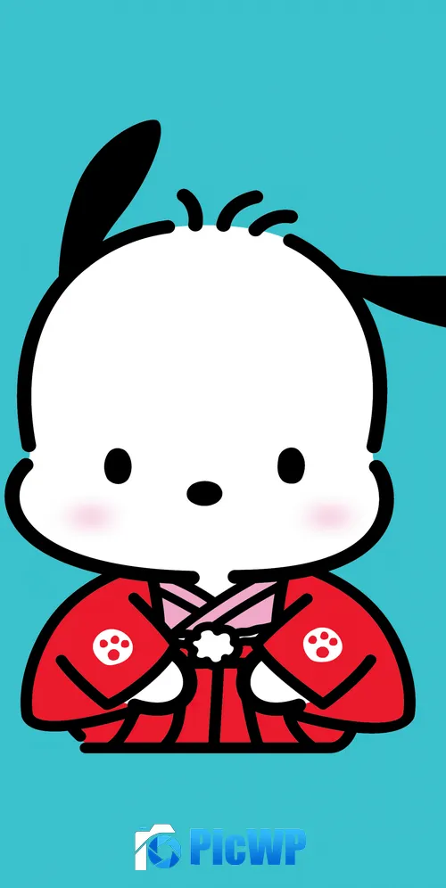 Pochacco Cute cartoon 3K Mobile Wallpaper