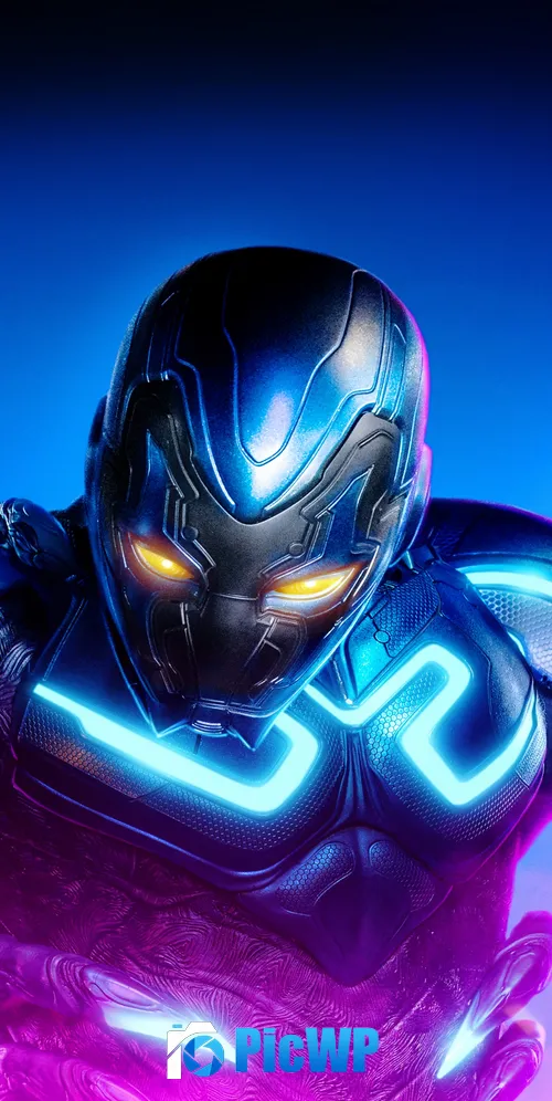 Blue Beetle Ultrawide 3K Mobile Wallpaper