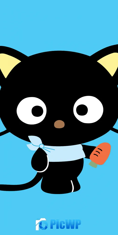 Chococat Minimalist 3K Mobile Wallpaper