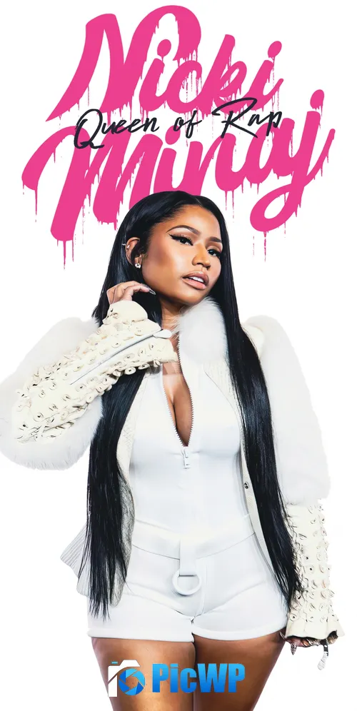 Nicki Minaj Queen of Rap 3K Mobile Wallpaper