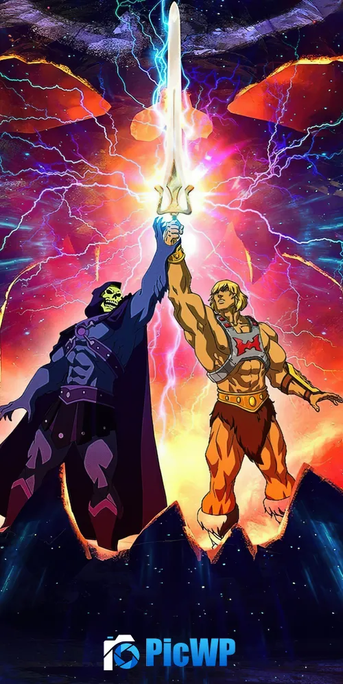 He-Man Skeletor 3K Mobile Wallpaper