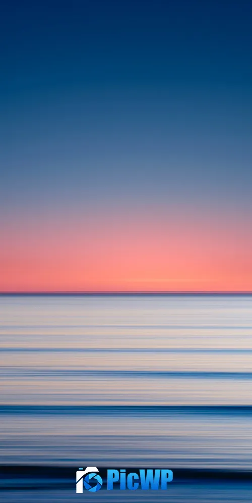Sunset Long exposure 3K Mobile Wallpaper
