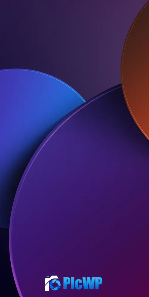 Colorful Circles 3K Mobile Wallpaper