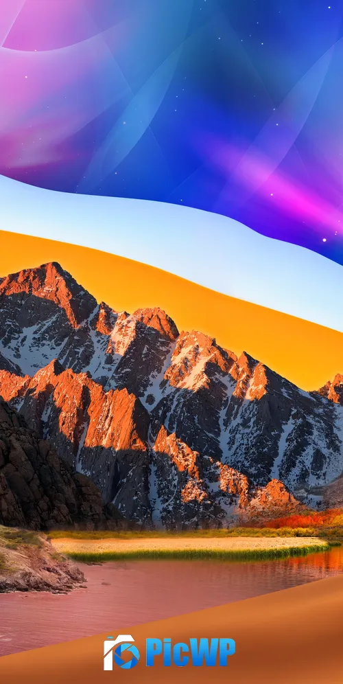 macOS Fusion 3K Mobile Wallpaper